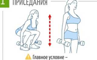 Физические упражнения для похудения живота и боков