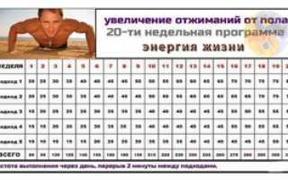 Программы и техники отжиманий для парней и девушек