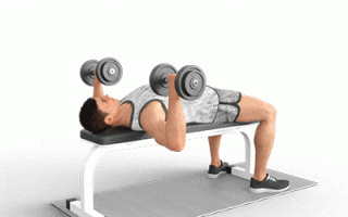 Как накачать грудь гантелями – 5 лучших упражнений