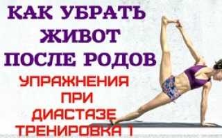 Упражнения для укрепления и подтяжки живота после родов