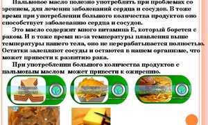 Пальмовое масло — вред или польза для здоровья