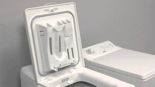 отсеки для кондиционера в машинке с вертикальной загрузкой