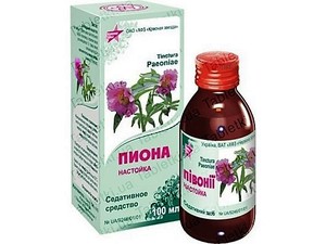 Инструкция по применению настойки пиона уклоняющегося