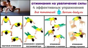 Какие есть виды упражнений