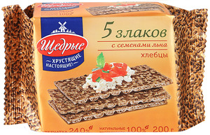 В каком количистве есть хлебцы