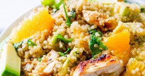 Киноа с курицей: рецепт