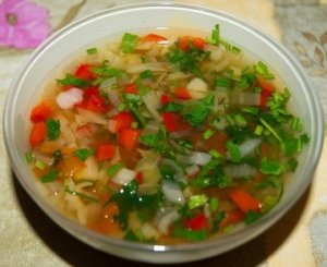 Овощной супа на бульоне