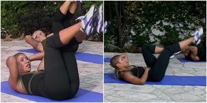 Плоский живот  с  Джанет Дженкинс