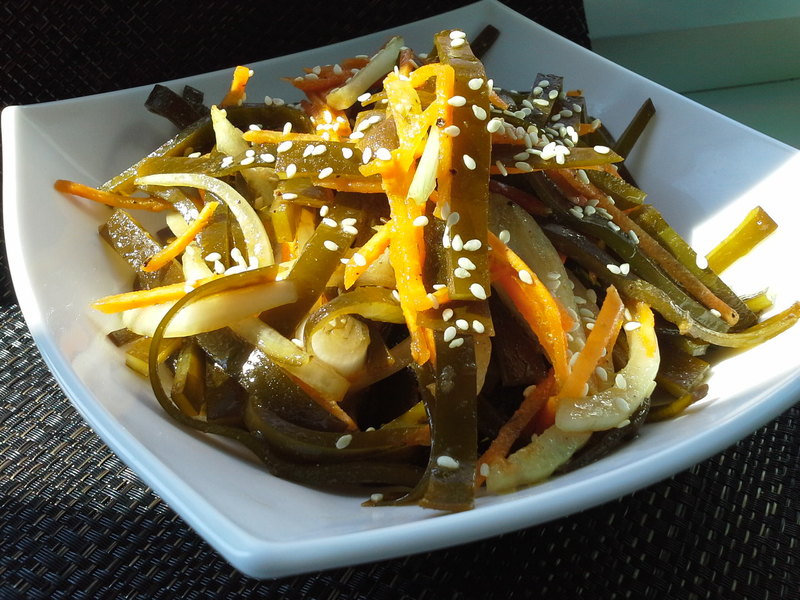 Приготовление морской капусты