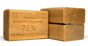 Применение хозяйственного мыла