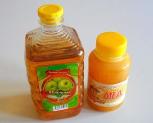 Применение яблочного уксуса с мёдом