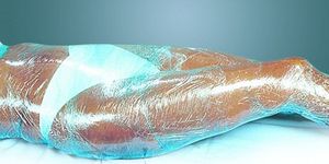 Процедура обертывания дома