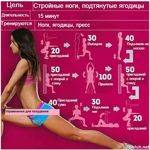 Как сделать что бы похудели ноги.