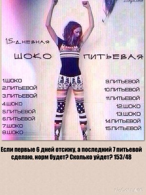 Продолжительность шоко диеты Шоко питьевая диета