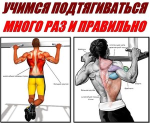 Спортивные тренировки на турниках