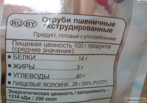 Выбор отрубей