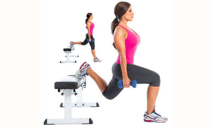 болгарские сплит приседания