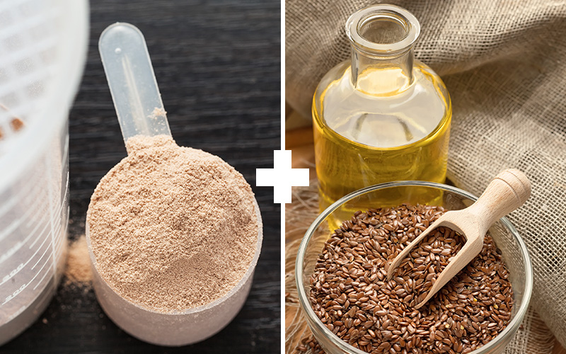 Казеин и льняное семя