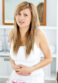 Девушка с расстройством желудка