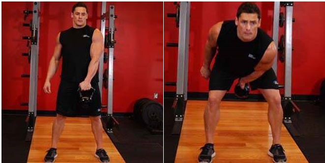 Комплекс упражнений с гирей в домашних условиях для сжигание жира и укрепление мышц