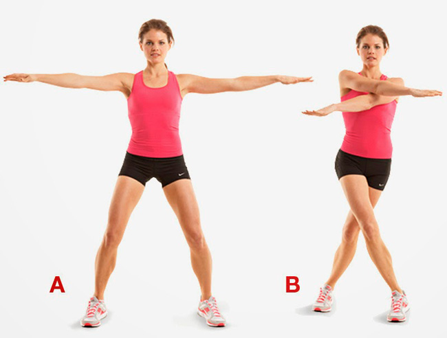 Упражнение ножницы