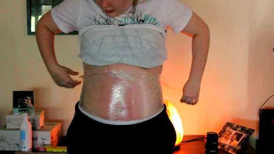 Обертывания пленкой для жиросжигания