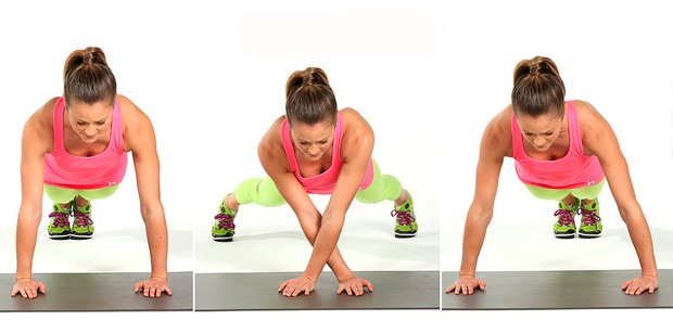 планка в ходьбе