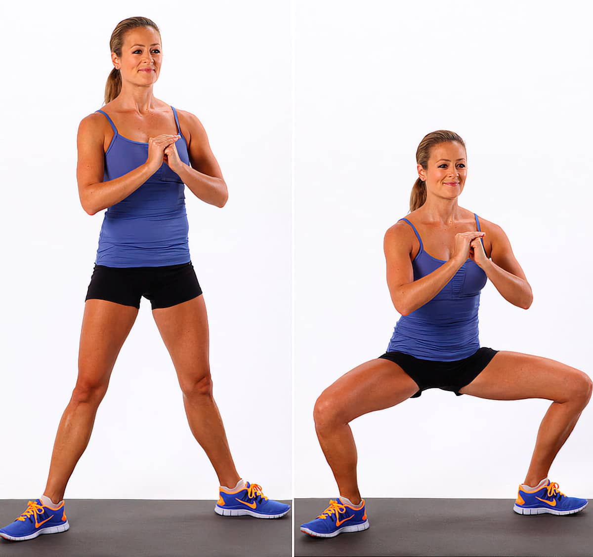 Приседание плие