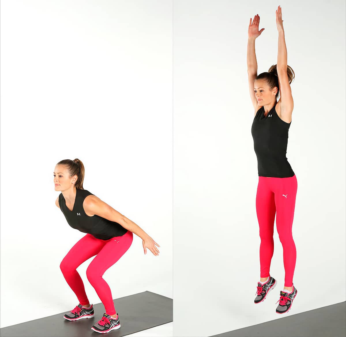 Приседания с выпрыгиванием