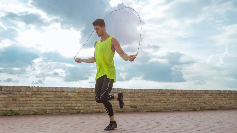 Тренировка со скакалкой