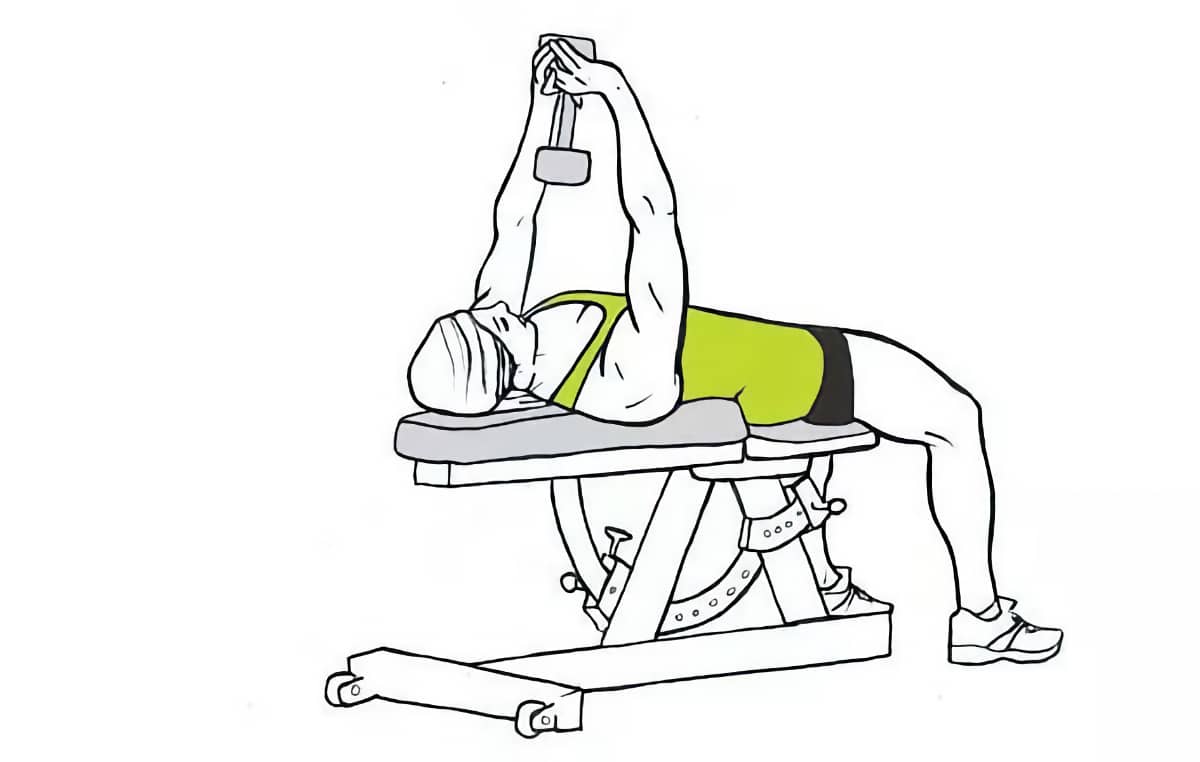 Пуловер с гантелью