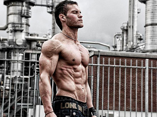 Рельеф мышц на сушке