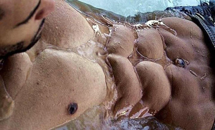 Рельефный пресс кубиками