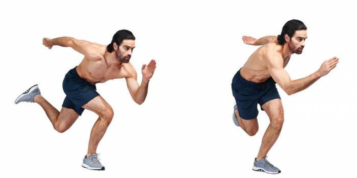 Упражнение конькобежец