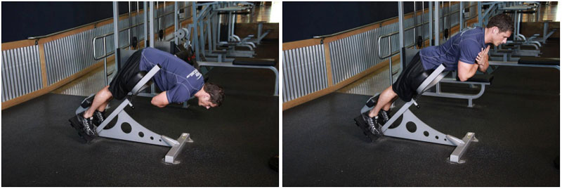 Техника выполнения гиперэкстензии