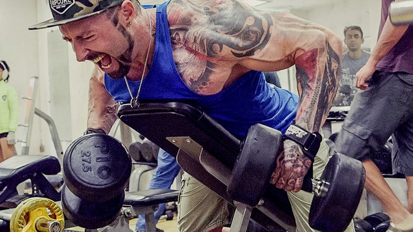 Тренировка спины и бицепса