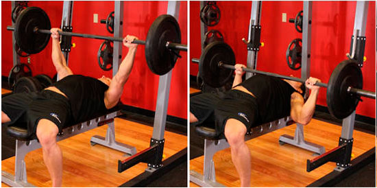 Жим штанги лежа
